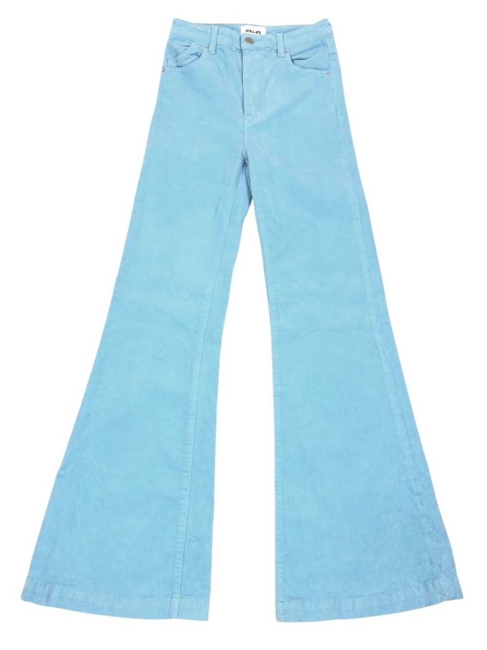 Rolla’s Eastcoast Flare Corduroy Pants Blue High Rise Size 27